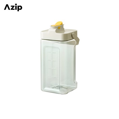 Azip 에이집 다용도 물통 쥬스 디스펜서 냉장고 물병 캠핑용 물병, 1개, 아이보리, 3.5L