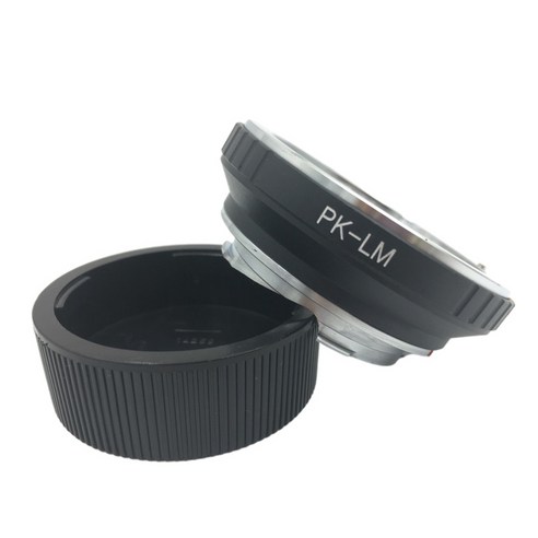 Pentax K Durable용 PK-LM 렌즈 어댑터 링 컨버터 핏 Techart LM-EA7, 65x25mm, 검은 색, 플라스틱