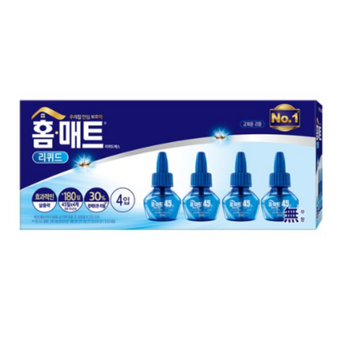 홈매트 45일 리퀴드 에스 리필, 116ml, 3개