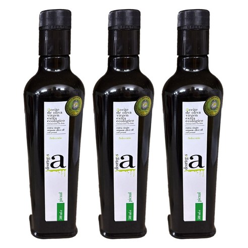 데오르테가스 피쿠알 엑스트라버진 올리브오일, 3개, 500ml