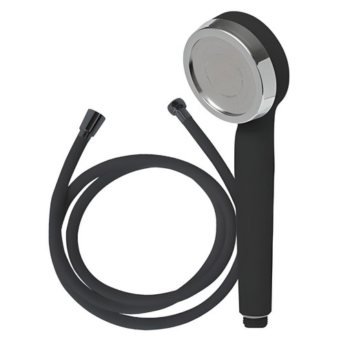 대림바스 샤워헤드 + PVC호스 2M 세트, 1개, 블랙