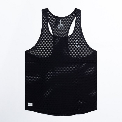 "땀 때문에 축축한 옷, 끔찍하셨죠? 초경량 싱글렛으로 깃털처럼 가볍게 달려보세요!" 러닝싱글렛