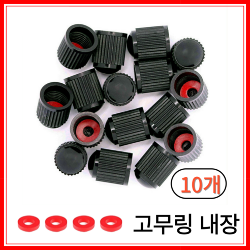 더마블 타이어캡 에어캡 밸브캡 마개 뚜껑 10개입, 고급형, 10개