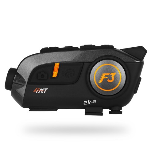 오토바이 헬멧 블루투스 포팩트 F3 블랙박스 카메라 액션캠 4FACT, 포팩트 F3 (메모리카드 없음)
