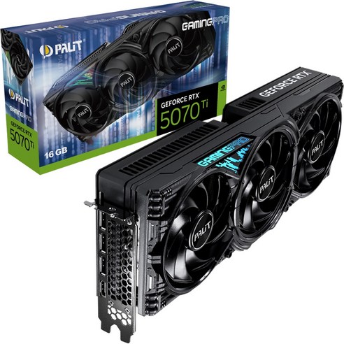 압도적인 게이밍 경험을 선사할 괴물, PALIT 지포스 RTX 5070 Ti GAMINGPRO D7 16GB 이엠텍 5070tigamerock