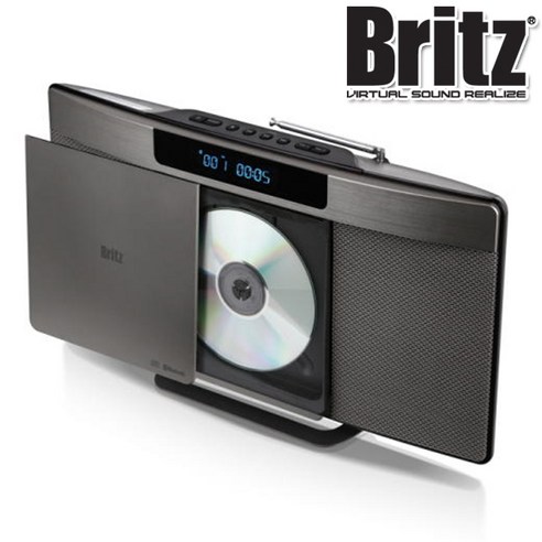 브리츠 BZ-T6530 블루투스 스피커 CD플레이어 FM라디오 알람 Hi-Fi 리모컨 USB MP3 AUX/RCA 외부입력