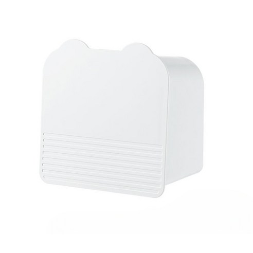 행복의모든것 생리대 보관함 15.5 x 15.5 x 9 cm, 화이트, 1개