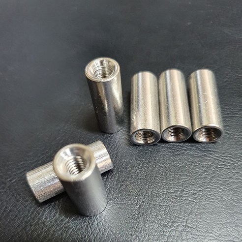 6mm M6 스텐원형연결너트/스텐연결너트 미리 원형너트, 1개