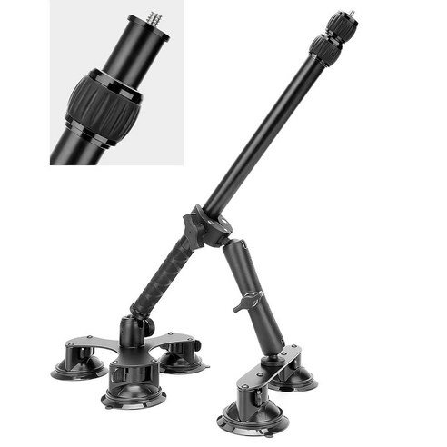 Vamson 393871인스360 X4 X3 X2 X Ace Pro Ace용 5in1 흡착 자동차 마운트 키트 GoPro Hero 12 11 10 9 8 7/DJI 디지아이 오즈 - 카메라... 