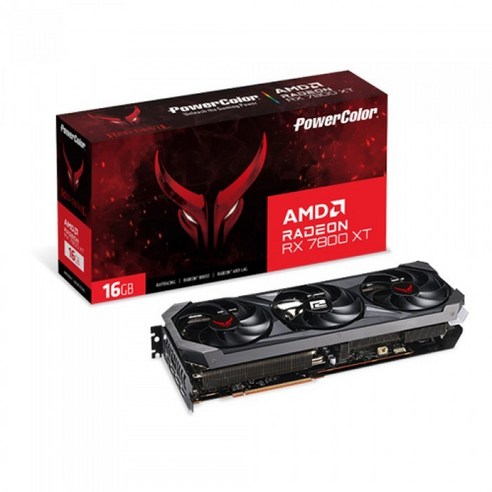 PowerColor 라데온 RX 7800 XT Red Devil D6 16GB