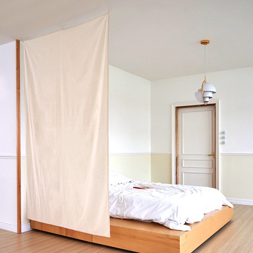 타공판닷컴 가벽 인테리어 사무실 셀프 파티션 80 x 200 cm, 화이트 13 블랭크 패브릭 파티션/ 가리개 커튼/ 패브릭 가벽 (5종)