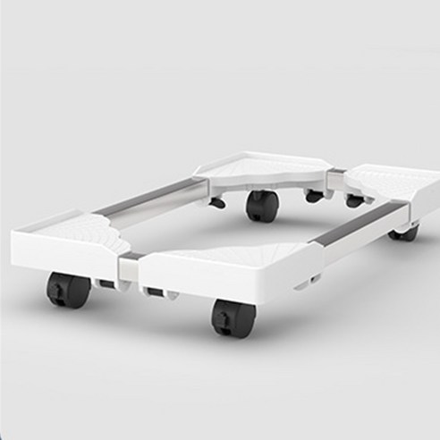 미투리아 튼튼한 이동식 PC 컴퓨터 데스크탑 본체 받침대, 화이트, 1개