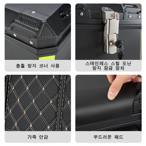 MOCOERL 탈착 탑박스 E522: 라이딩의 자유를 넓히다