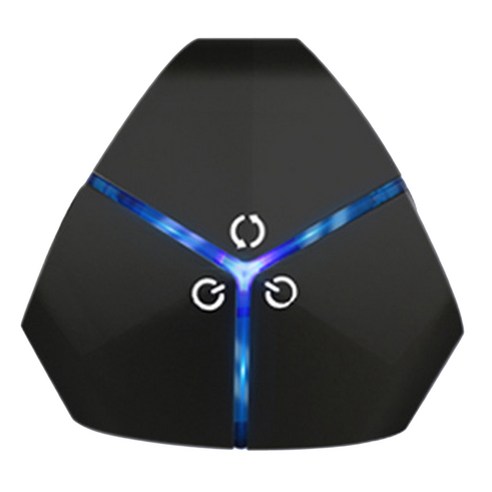 Retemporel PC 케이스 전원 공급 장치 2 USB 포트+2 버튼+재시작 버튼 방수 컴퓨터 스위치 버튼(검은색), 1개