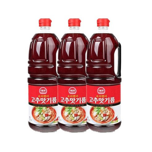 <올따옴> 사조해표 고추맛기름 1.8L 3입, 3개