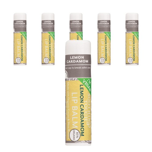 수딩터치 립밤 7g, 6개, Lemon Cardamom