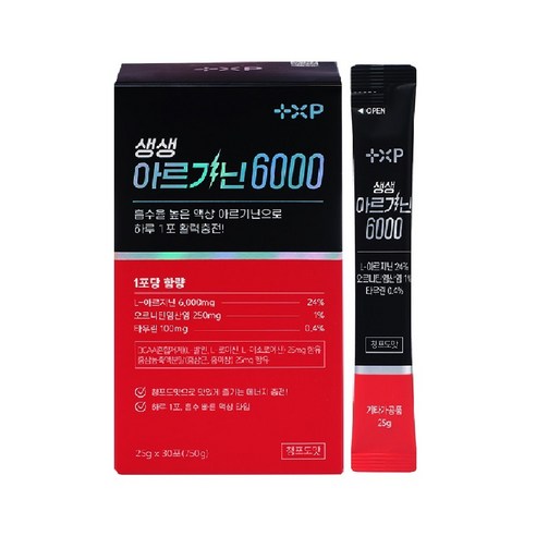 생생아르기닌 6000 30포*1, 1박스, 30회분