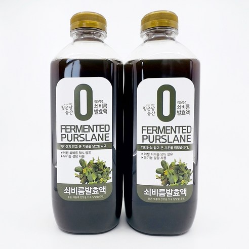 청운당농산 자연산 쇠비름즙 발효액, 건강과 활력의 원천