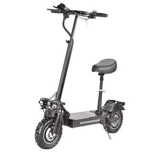 전동 전기 킥보드 스쿠터 접이식 T6 2400W 48V 21Ah 최대 속도 65 kmh 범위 70km 10 인치 모든 지형 전면 타이어 신제품, 2) 2400W-48V-21AH