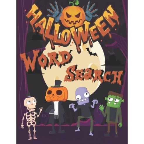 Halloween Word Search: For Kids Ages 4-8 - Activity Themed Book With Pictures and Key Answers - Uniq... Paperback, Independently Published