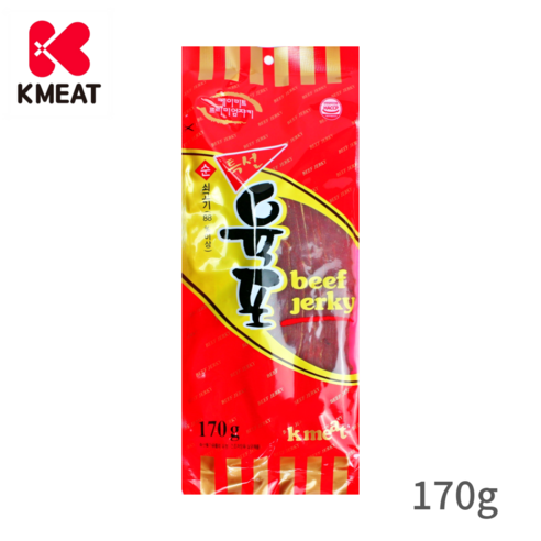 Kmeat 순쇠고기육포 170g, 4개