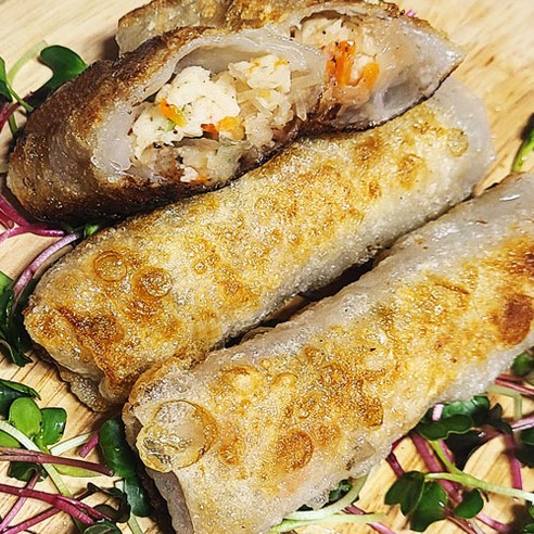 설앤쿡 바삭한 쌀피 튀김옷 촉촉하고 담백한 짜조500g 묶음, 500g, 8개