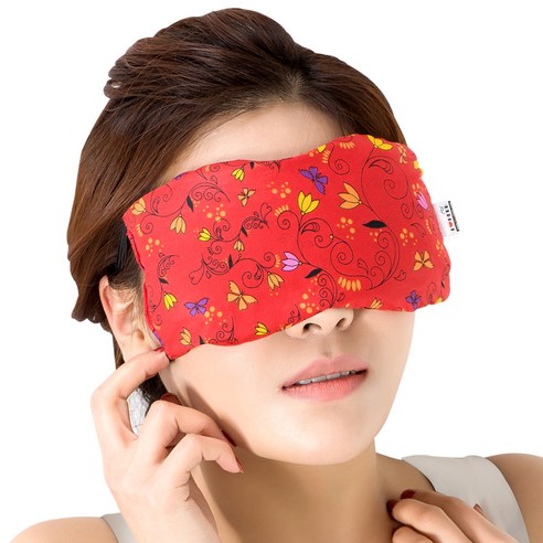 아이러브허브 눈 찜질팩 허브향 레드, 1개, 1개입