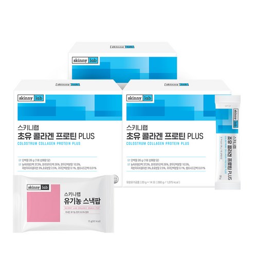 신선한 초유 저분자피쉬콜라겐 프로틴 밀크맛 단백질 초유단백질 초유분말 초유콜라겐단백질 초유프로틴+스낵팝, 3박스+스낵팝