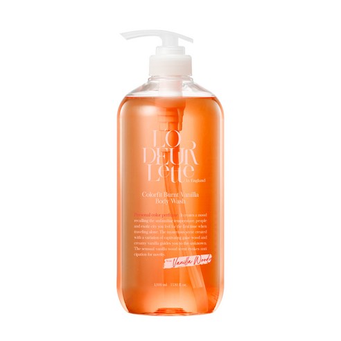로더렛 인 잉글랜드 컬러핏 바디 워시 번트 바닐라, 1000ml, 1개