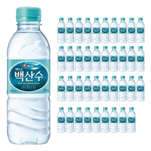 백산수, 330ml, 40개