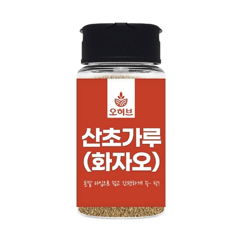 오허브 중국 산초가루 화자오 제피 젠피 초피 가루 향신료 40g, 1개