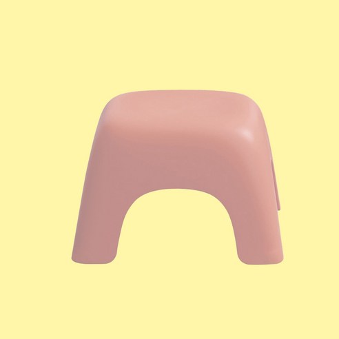 벨지안 마카롱컬러 미끄럼방지 욕실의자, 핑크.