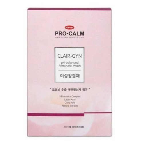한미약품 프로캄 클레어진 (200ml +50ml)+샘플/ 여성청결제, 1세트