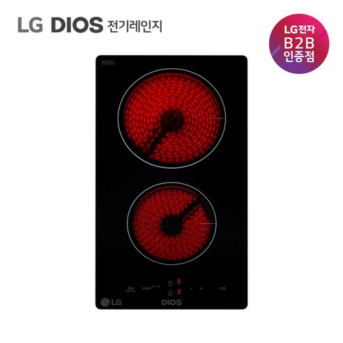 LG DIOS 빌트인 전기레인지 하이라이트 2구 BER2G