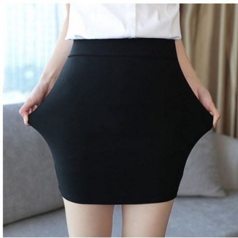 오피스룩 슬림 스판 치마 스트레치 정장 미니스커트 SH254