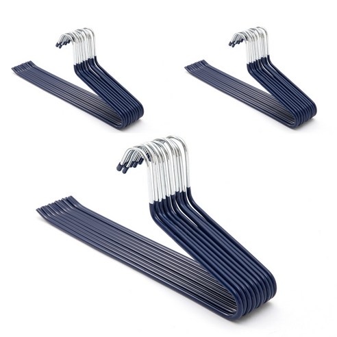 메르카 논슬립 바지걸이, 30개, 네이비