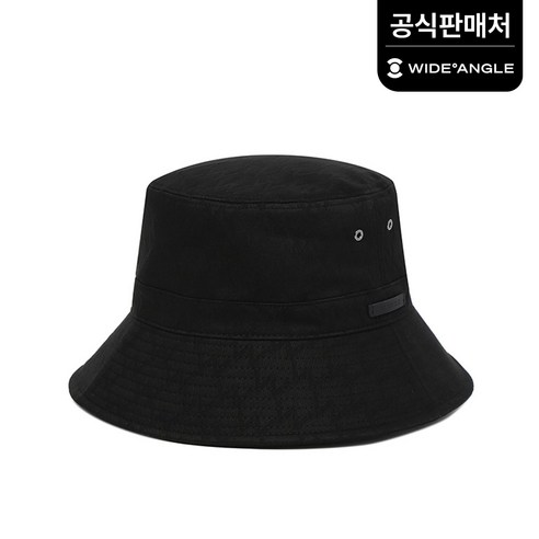 [와이드앵글 공식] 남성 CF 미들 버킷햇 WMU22C07Z1, Black