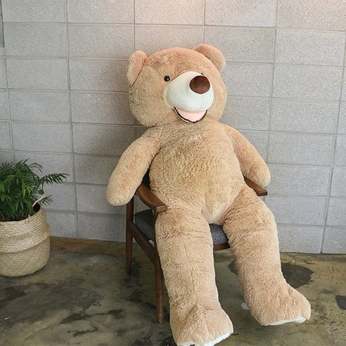 거대한 위안으로 가득 찬 별난아이 대형 곰인형