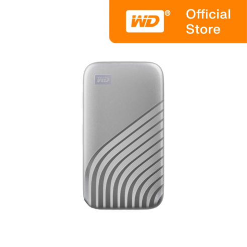 WD My Passport SSD, Silver, 1TB, WDBAGF0010BSL