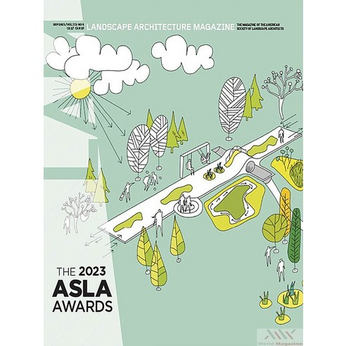 Landscape Architecture Usa 2023년9월호 (조경전문잡지 월드매거진) - 당일발송