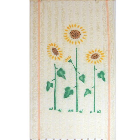 PP그림발 2차 폭90cm 해바라기 난 야자수 수동발 창문발 현관발, A-1/90x170cm