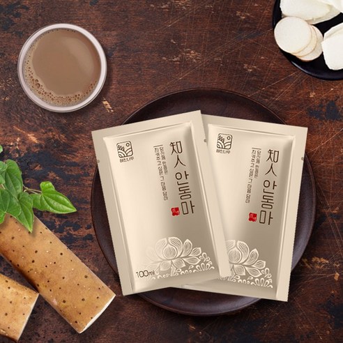 안동 참마의 건강한 기운을 듬뿍 담은 더욱 진한 안동 참마즙!