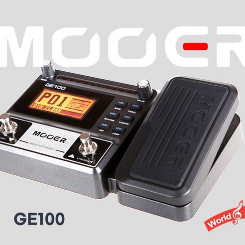 무어 일렉 기타 멀티 이펙터 오디오 GE100 전자기타 앰프 mooer, 1개