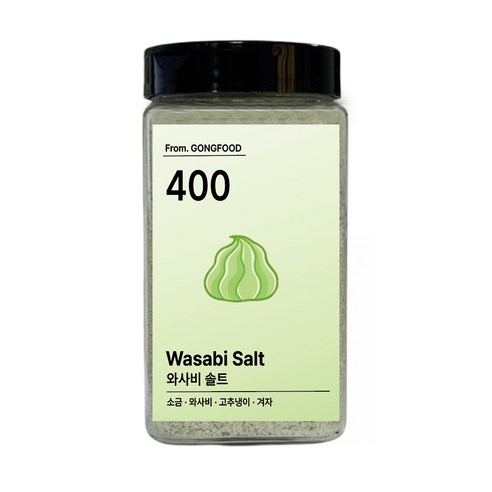 공푸드 와사비 솔트, 4개, 400g