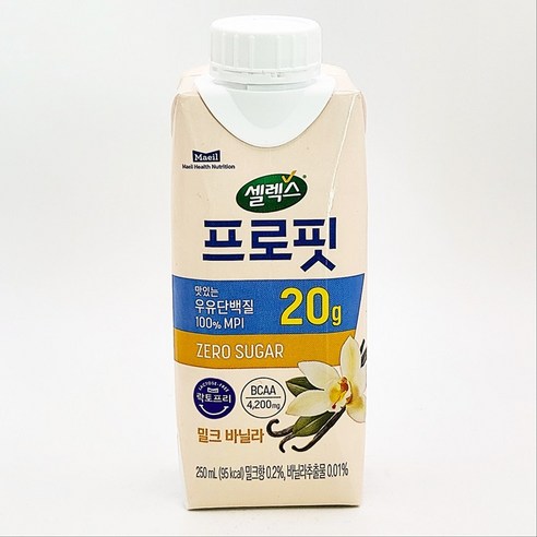 셀렉스 프로핏 밀크바닐라, 250ml, 10개