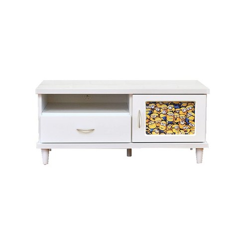 minions 100cm TV TV 100 TV 알파타 카바 유니버설 스튜디오 재팬 미니언 TV대 폭 보드 TV대 보드 수납, 1개