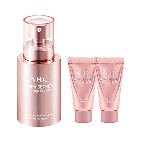 AHC 아우라 시크릿 톤업 크림 50g + 10g x2, 선택옵션: 단일 – 제조사: AHC (에이에이치씨) ahc톤업 AHC 아우라 시크릿 톤업 크림 50g + 10g x2, 선택옵션: 단일 – 제조사: AHC (에이에이치씨) ahc톤업