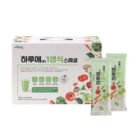 [자연채움] 하루애 1생식 스페셜 30g*56포(8주분), 640g, 56개