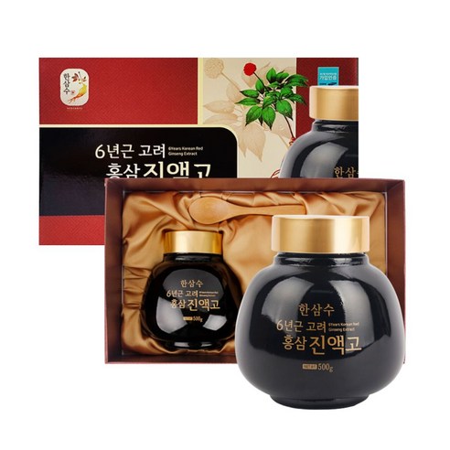 6년근 고려 홍삼 진액고(한삼수), 500g, 4개