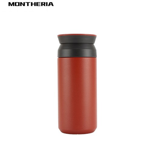 MONTHERIA몬테리아 스텐텀블러 트래블 텀블러 500ml, 답레드